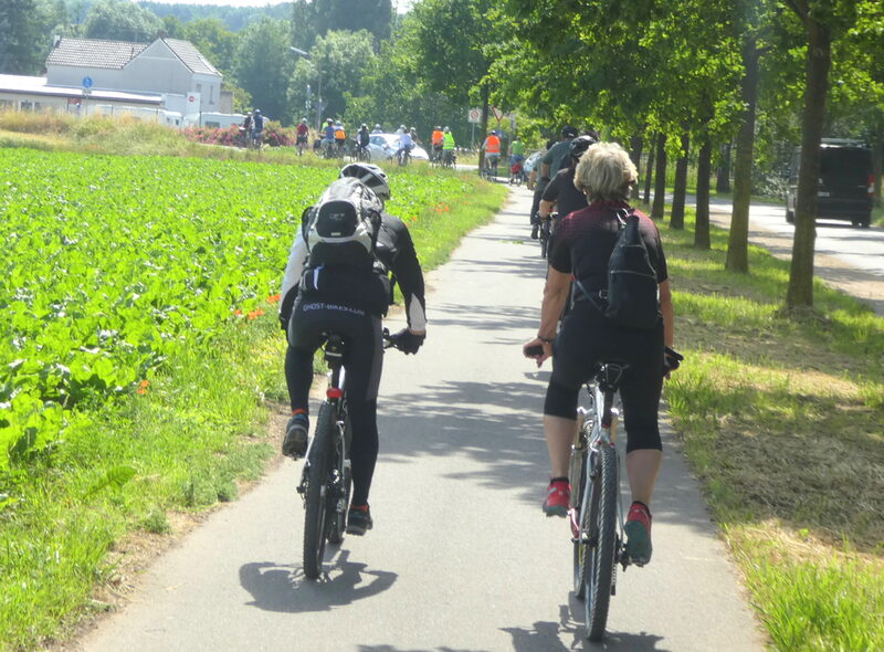 Fahrradfahrer in Zülpich