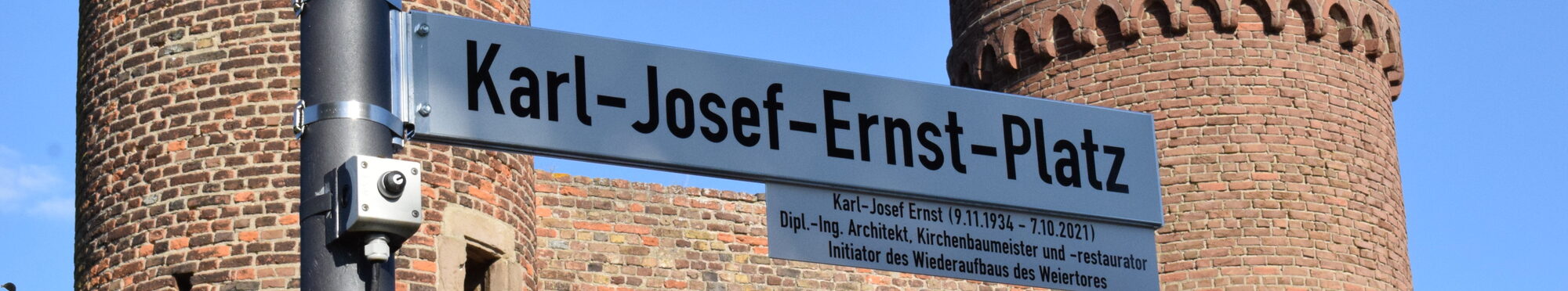 Karl-Josef-Ernst-Platz Einweihung