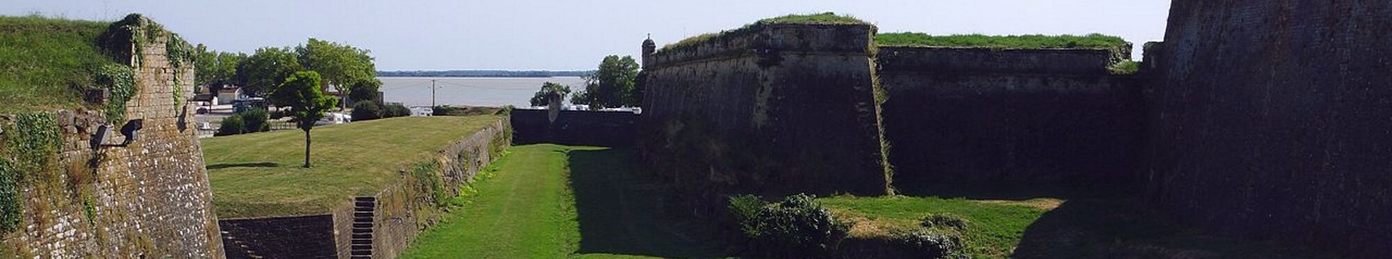 Blick über die Zitadelle in Blaye